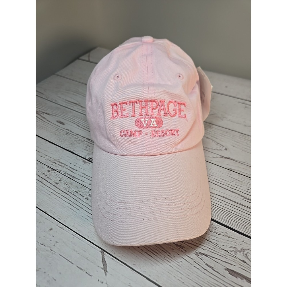 Bethpage Camp Resort Virginia Pink Baseball Ball Cap Hat Adjustable Baseball New